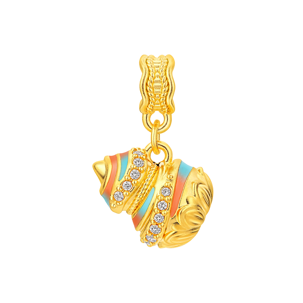 洛神水赋系列"芙禄莲莲"足金钻石串饰