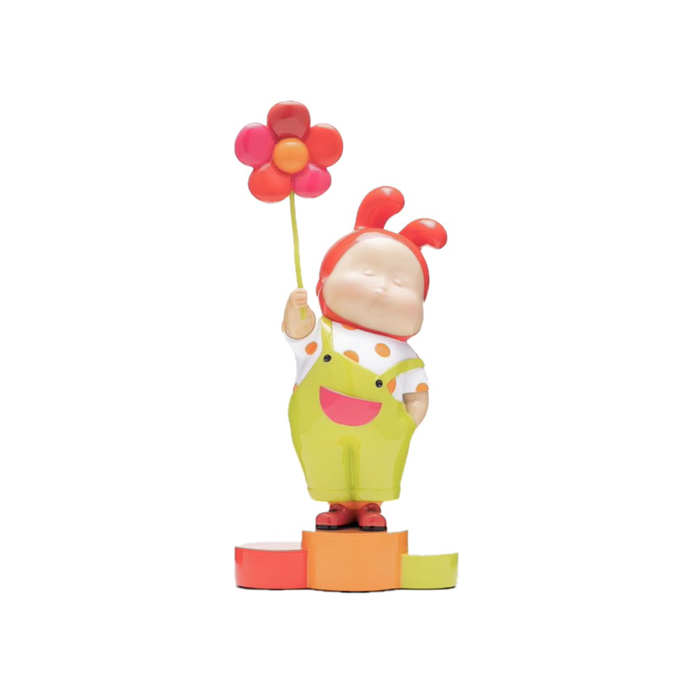 XIQI Art Collection “A Little Red Flower” Fiberglass Figurine