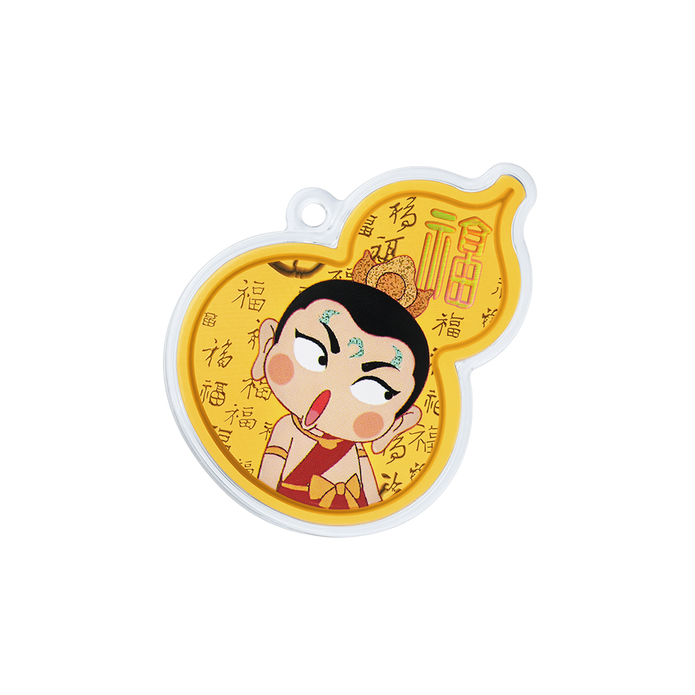 龙门金刚系列"金刚人生-一鸣惊人小金刚"足金工艺品
